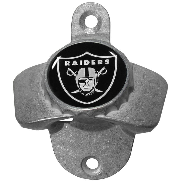 NFL - Oakland Raiders Wall Mounted Bottle Opener-Home & Office,Wall Mounted Bottle Openers,NFL Wall Mounted Bottle Openers-JadeMoghul Inc.