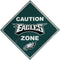 NFL - Philadelphia Eagles Caution Wall Sign Plaque-Tailgating & BBQ Accessories,NFL Tailgating Accessories,NFL Wall Plaques, Caution Sign Wall Plaque-JadeMoghul Inc.