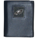 NFL - Philadelphia Eagles Gridiron Leather Tri-fold Wallet-Wallets & Checkbook Covers,Tri-fold Wallets,Deluxe Tri-fold Wallets,Window Box Packaging,NFL Tri-fold Wallets-JadeMoghul Inc.