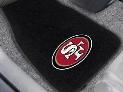 Car Mats NFL San Francisco 49ers 2-pc Embroidered Front Car Mats 18"x27"