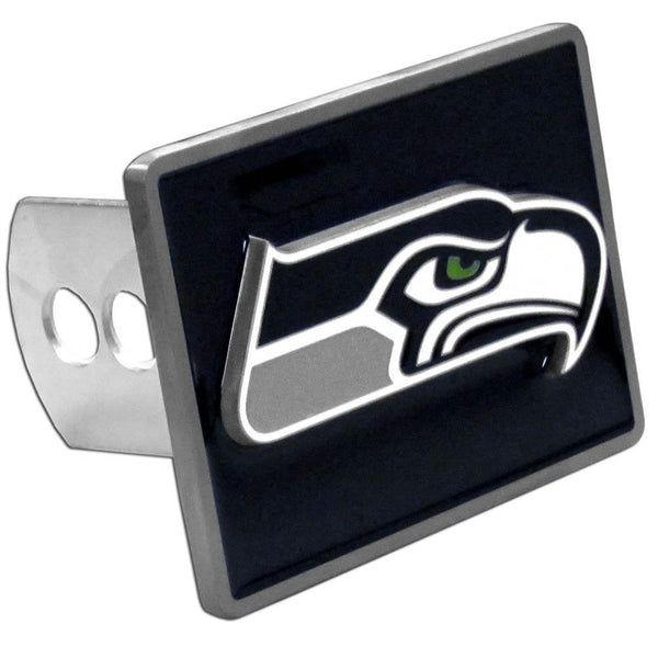 NFL - Seattle Seahawks Hitch Cover Class II and Class III Metal Plugs-Automotive Accessories,Hitch Covers,Cast Metal Hitch Covers Class II & III,NFL Cast Metal Hitch Covers Class II & III-JadeMoghul Inc.