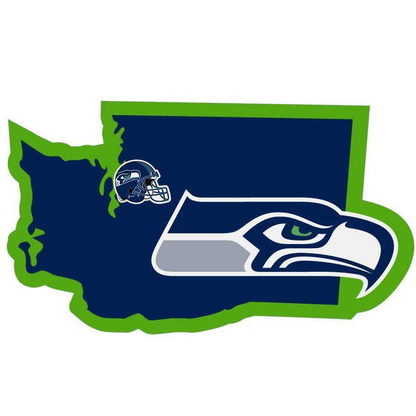 NFL - Seattle Seahawks Home State Decal-Automotive Accessories,Decals,Home State Decals,NFL Home State Decals-JadeMoghul Inc.