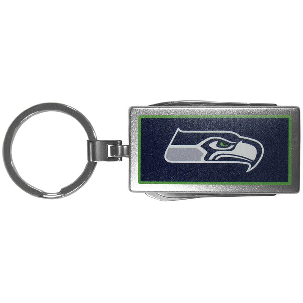 NFL - Seattle Seahawks Multi-tool Key Chain, Logo-Key Chains,NFL Key Chains,Seattle Seahawks Key Chains-JadeMoghul Inc.