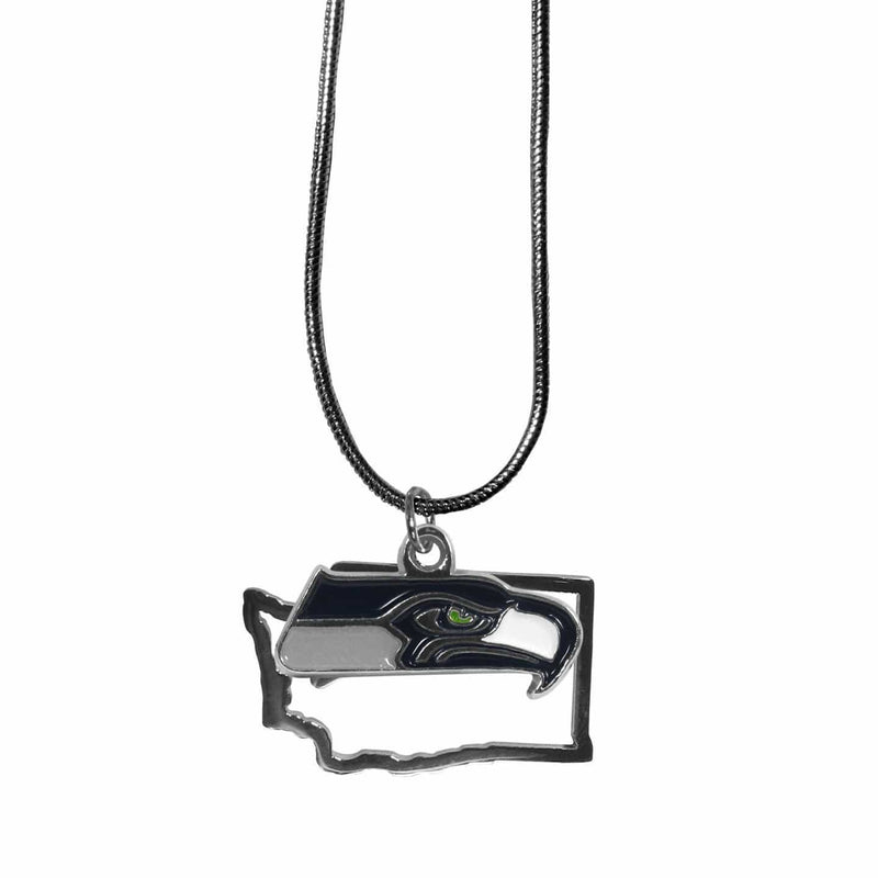 NFL - Seattle Seahawks State Charm Necklace-Jewelry & Accessories,Necklaces,State Charm Necklaces,NFL State Charm Necklaces-JadeMoghul Inc.