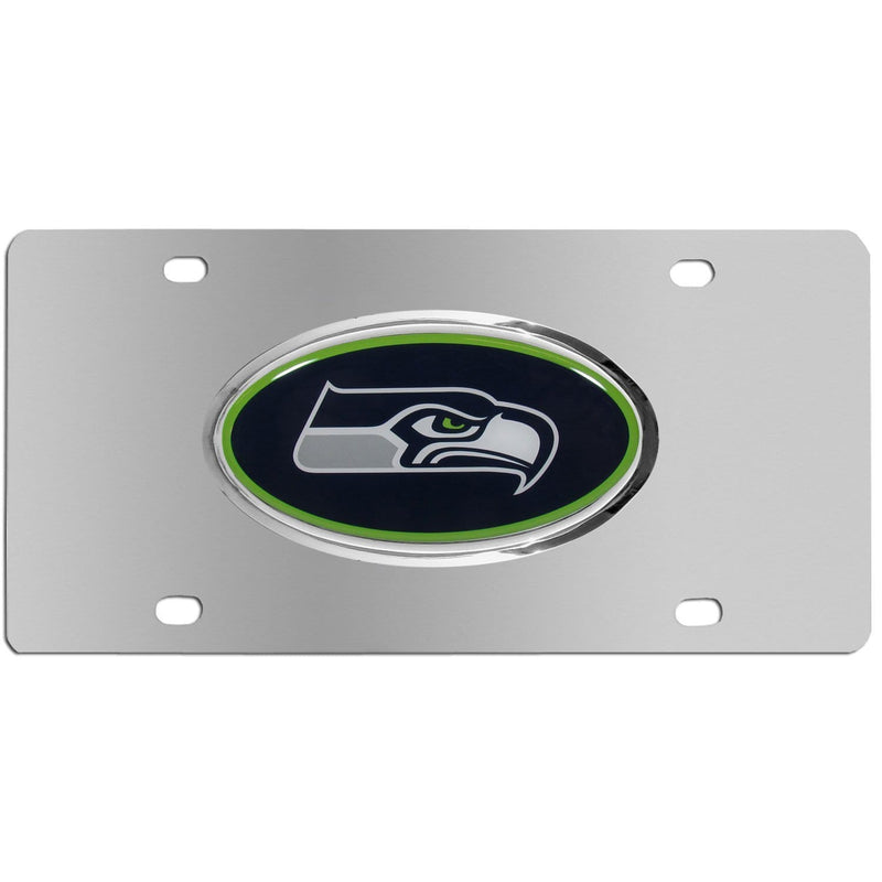 NFL - Seattle Seahawks Steel Plate-Automotive Accessories,License Plates,Steel License Plates,NFL Steel License Plates-JadeMoghul Inc.