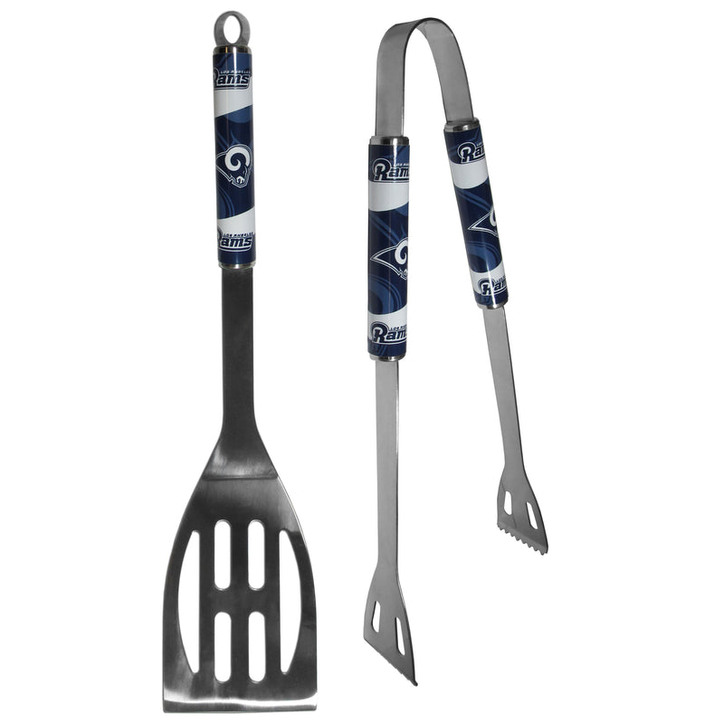 NFL - St. Louis Rams 2 pc Steel BBQ Tool Set-Tailgating & BBQ Accessories,BBQ Tools,2 pc Steel Tool Set,NFL 2 pc Steel Tool Set-JadeMoghul Inc.