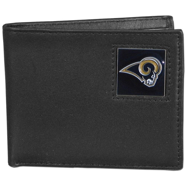 NFL - St. Louis Rams Leather Bi-fold Wallet Packaged in Gift Box-Wallets & Checkbook Covers,Bi-fold Wallets,Gift Box Packaging,NFL Bi-fold Wallets-JadeMoghul Inc.