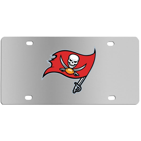 NFL - Tampa Bay Buccaneers Steel License Plate Wall Plaque-Automotive Accessories,License Plates,Steel License Plates,NFL Steel License Plates-JadeMoghul Inc.