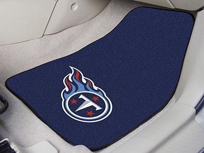 Car Mats NFL Tennessee Titans 2-pc Carpeted Front Car Mats 17"x27"
