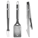 NFL - Tennessee Titans 3 pc Stainless Steel BBQ Set-Tailgating & BBQ Accessories,BBQ Tools,3 pc Steel Tool SetNFL 3 pc Steel Tool Set-JadeMoghul Inc.