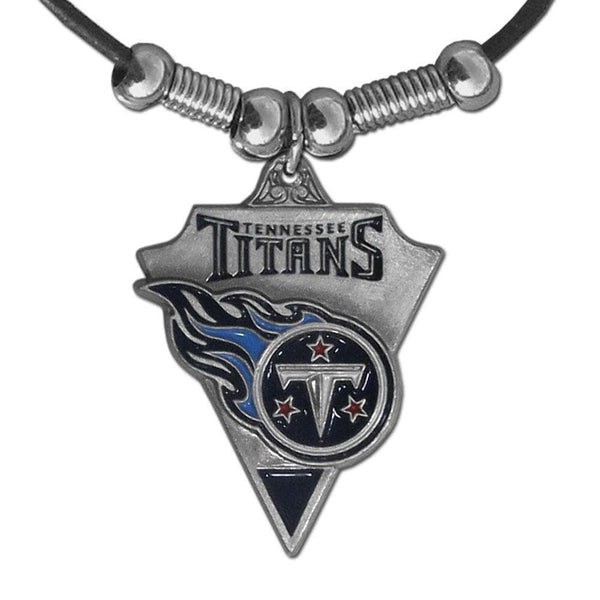 NFL - Tennessee Titans Classic Cord Necklace-Jewelry & Accessories,Necklaces,Leather Cord Necklaces,NFL Leather Cord Necklaces-JadeMoghul Inc.