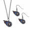 NFL - Tennessee Titans Dangle Earrings and Chain Necklace Set-Jewelry & Accessories,Jewelry Sets,Dangle Earrings & Chain Necklace-JadeMoghul Inc.