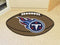Round Rugs For Sale NFL Tennessee Titans Football Ball Rug 20.5"x32.5"