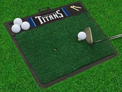 Golf Accessories NFL Tennessee Titans Golf Hitting Mat 20" x 17"
