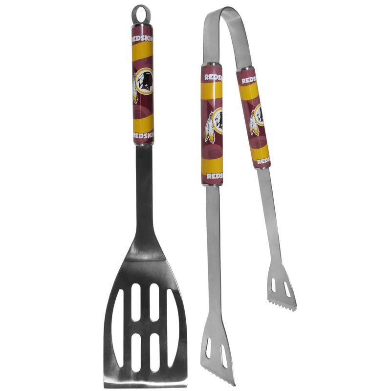 NFL - Washington Redskins 2 pc Steel BBQ Tool Set-Tailgating & BBQ Accessories,BBQ Tools,2 pc Steel Tool Set,NFL 2 pc Steel Tool Set-JadeMoghul Inc.