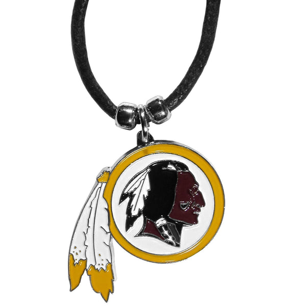 NFL - Washington Redskins Cord Necklace-Jewelry & Accessories,Necklaces,Cord Necklaces,NFL Cord Necklaces-JadeMoghul Inc.