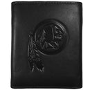 NFL - Washington Redskins Embossed Leather Tri-fold Wallet-Wallets & Checkbook Covers,NFL Wallets,NFL Tri-fold Wallets,Leather Tri-fold Wallets-JadeMoghul Inc.