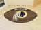 Round Rug in Living Room NFL Washington Redskins Football Ball Rug 20.5"x32.5"