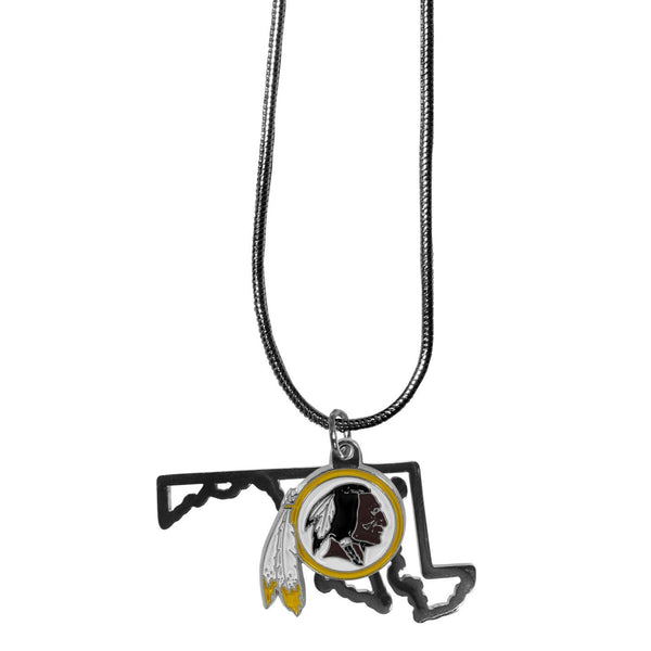 NFL - Washington Redskins State Charm Necklace-Jewelry & Accessories,Necklaces,State Charm Necklaces,NFL State Charm Necklaces-JadeMoghul Inc.