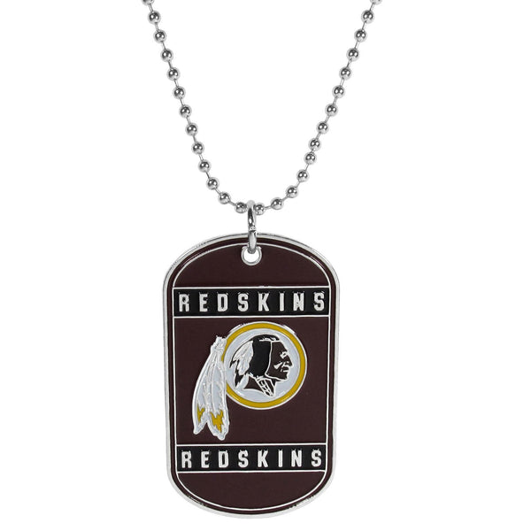 NFL - Washington Redskins Tag Necklace-Jewelry & Accessories,Necklaces,Tag Necklaces,NFL Tag Necklaces-JadeMoghul Inc.