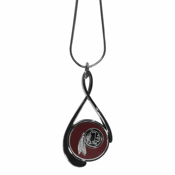 NFL - Washington Redskins Tear Drop Necklace-Jewelry & Accessories,Necklaces,Tear Drop Necklaces,NFL Tear Drop Necklaces-JadeMoghul Inc.