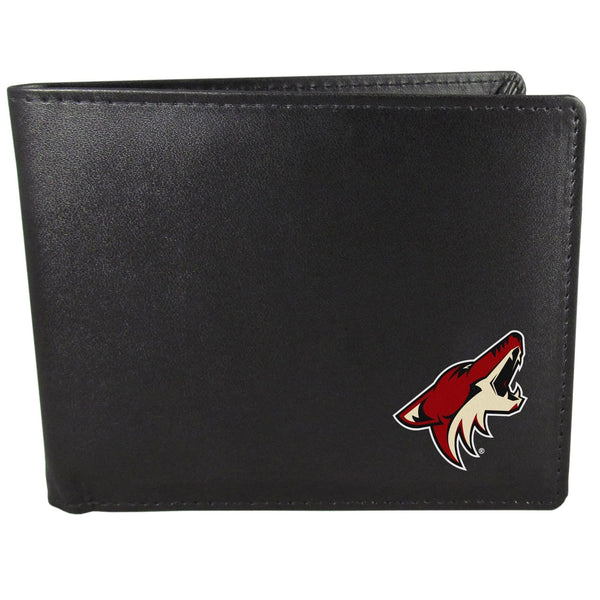 NHL - Arizona Coyotes Bi-fold Wallet-Wallets & Checkbook Covers,Bi-fold Wallets,Printed Bi-fold WalletNHL Printed Bi-fold Wallet-JadeMoghul Inc.