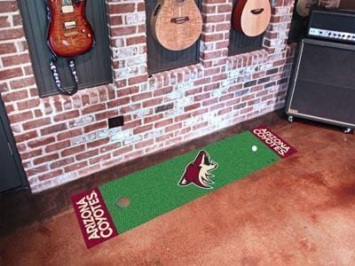 Rugs NHL Arizona Coyotes Putting Green Mat 18"x72" Golf Accessories