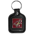 NHL - Arizona Coyotes Square Leatherette Key Chain-Key Chains,Leatherette Key Chains,NHL Leatherette Key Chains-JadeMoghul Inc.