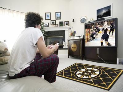 4x6 Rug NHL Boston Bruins 4'x6' Plush Rug