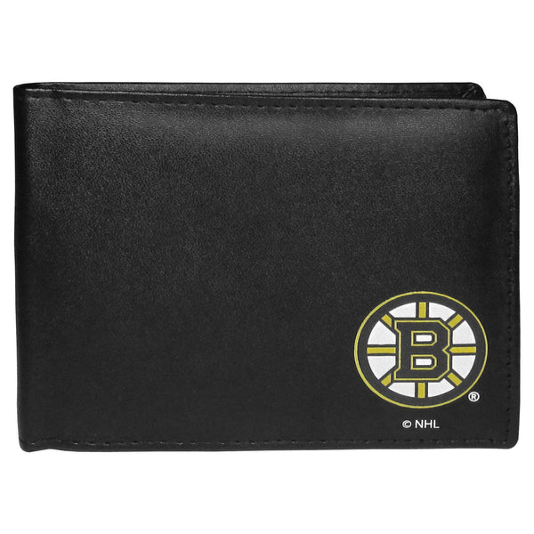 NHL - Boston Bruins Bi-fold Wallet-Wallets & Checkbook Covers,NHL Wallets,Boston Bruins Wallets-JadeMoghul Inc.