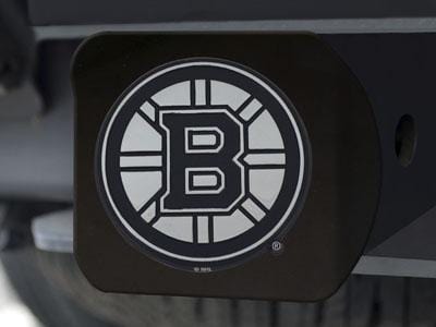 Tow Hitch Covers NHL Boston Bruins Black Hitch Cover 4 1/2"x3 3/8"