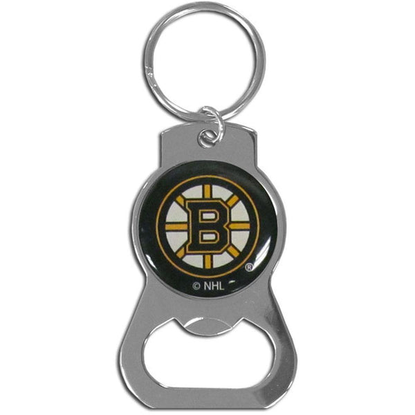 NHL - Boston Bruins Bottle Opener Key Chain-Key Chains,Bottle Opener Key Chains,NHL Bottle Opener Key Chains-JadeMoghul Inc.
