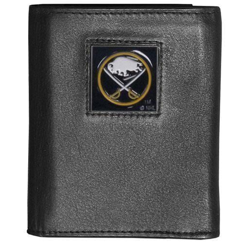 NHL - Buffalo Sabres Deluxe Leather Tri-fold Wallet-Wallets & Checkbook Covers,Tri-fold Wallets,Deluxe Tri-fold Wallets,Window Box Packaging,NHL Tri-fold Wallets-JadeMoghul Inc.