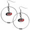 NHL - Carolina Hurricanes 2 Inch Hoop Earrings-Jewelry & Accessories,Earrings,2 inch Hoop Earrings,NHL Hoop Earrings-JadeMoghul Inc.