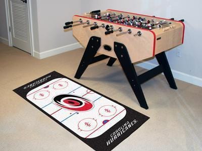 Kitchen Runner Rugs NHL Carolina Hurricanes Rink Runner Mat 30"x72"