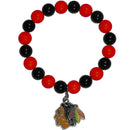 NHL - Chicago Blackhawks Fan Bead Bracelet-Jewelry & Accessories,Bracelets,Fan Bead Bracelets,NHL Fan Bead Bracelets-JadeMoghul Inc.