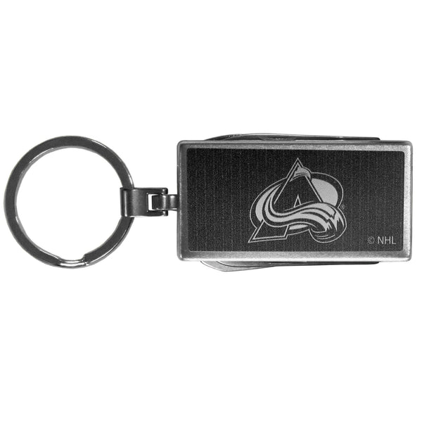 NHL - Colorado Avalanche Multi-tool Key Chain, Black-Key Chains,NHL Key Chains,Colorado Avalanche Key Chains-JadeMoghul Inc.