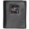 NHL - Columbus Blue Jackets Leather Tri-fold Wallet-Wallets & Checkbook Covers,Tri-fold Wallets,Tri-fold Wallets,NHL Tri-fold Wallets-JadeMoghul Inc.
