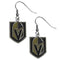 NHL - Las Vegas Golden Knights Chrome Dangle Earrings-Jewelry & Accessories,NHL Jewelry,NHL Earrings,Dangle Earrings-JadeMoghul Inc.