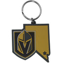 NHL - Las Vegas Golden Knights Home State Flexi Key Chain-Key Chains,NHL Key Chains,NHL Home State Flexi Key Chains-JadeMoghul Inc.