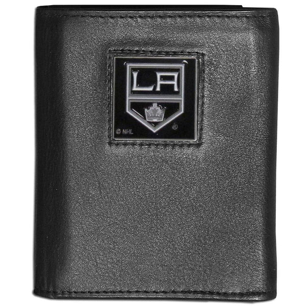 NHL - Los Angeles Kings Leather Tri-fold Wallet-Wallets & Checkbook Covers,Tri-fold Wallets,Tri-fold Wallets,NHL Tri-fold Wallets-JadeMoghul Inc.