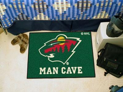 Outdoor Mat NHL Minnesota Wild Man Cave Starter Rug 19"x30"