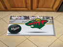 Custom Welcome Mats NHL Minnesota Wild Scraper Mat 19"x30" Puck