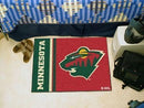 Area Rugs NHL Minnesota Wild Uniform Starter Rug 19"x30"