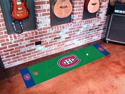 Rugs NHL Montreal Canadiens Putting Green Mat 18"x72" Golf Accessories