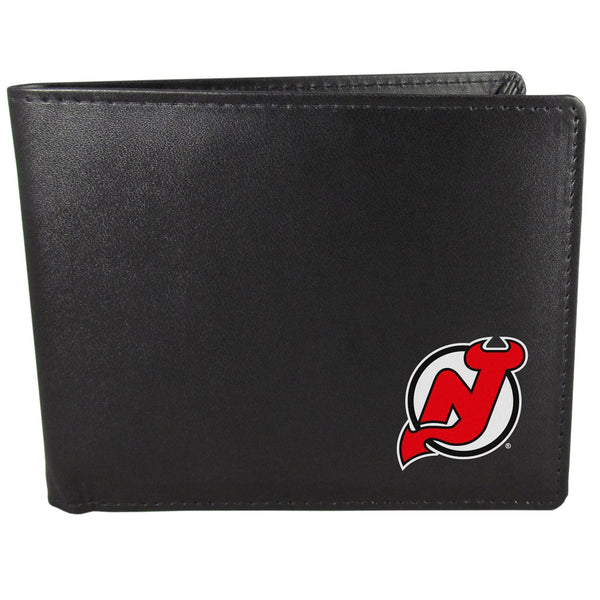NHL - New Jersey Devils Bi-fold Wallet-Wallets & Checkbook Covers,Bi-fold Wallets,Printed Bi-fold WalletNHL Printed Bi-fold Wallet-JadeMoghul Inc.