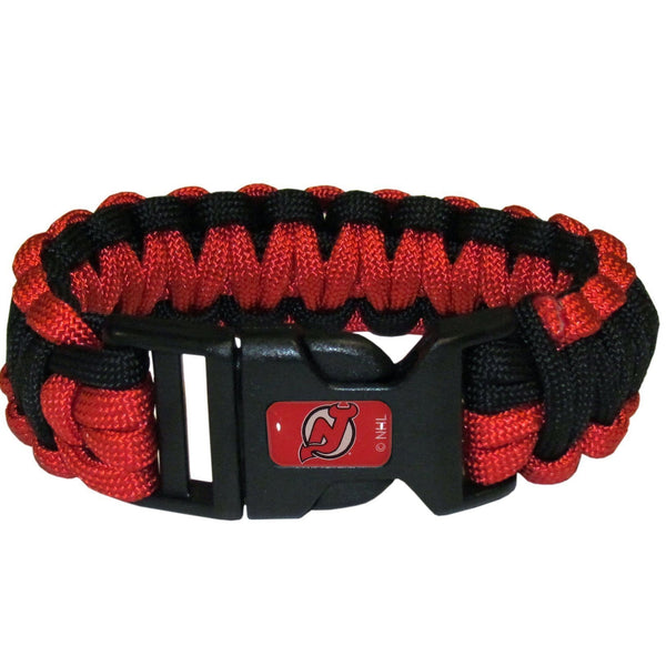 NHL - New Jersey Devils Survivor Bracelet-Jewelry & Accessories,Bracelets,Survivor Bracelets,NHL Survivor Bracelets-JadeMoghul Inc.