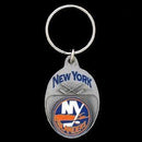 NHL - New York Islanders Carved Metal Key Chain-Key Chains,Scultped Metal Key Chains,NHL Scultped Metal Key Chains-JadeMoghul Inc.