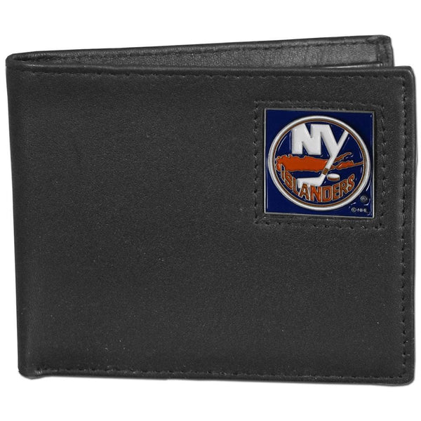 NHL - New York Islanders Leather Bi-fold Wallet-Wallets & Checkbook Covers,Bi-fold Wallets,Window Box Packaging,NHL Bi-fold Wallets-JadeMoghul Inc.