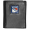 NHL - New York Rangers Deluxe Leather Tri-fold Wallet-Wallets & Checkbook Covers,Tri-fold Wallets,Deluxe Tri-fold Wallets,Window Box Packaging,NHL Tri-fold Wallets-JadeMoghul Inc.